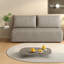 Canapé d'angle compact moderne en velours côtelé moelleux de 150 cm (59 po)-476377294