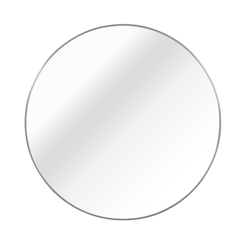 Miroir rond Modern, Silver