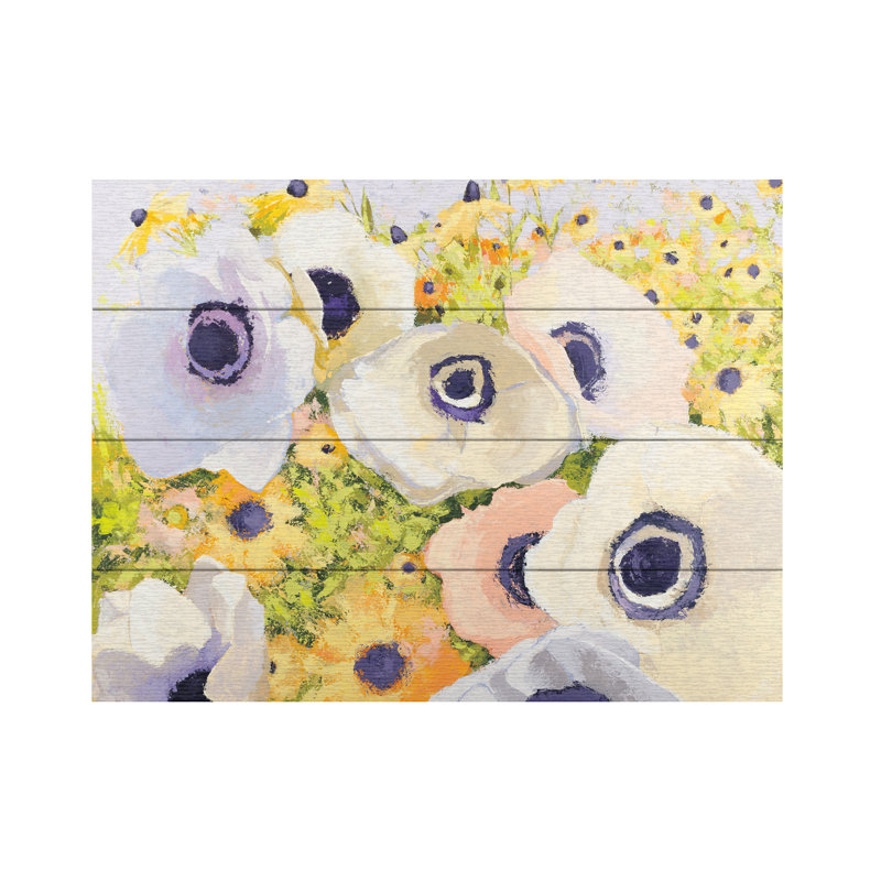 Shirley Novak Pastels Wood Slat Art, H 12 po x l 16 po