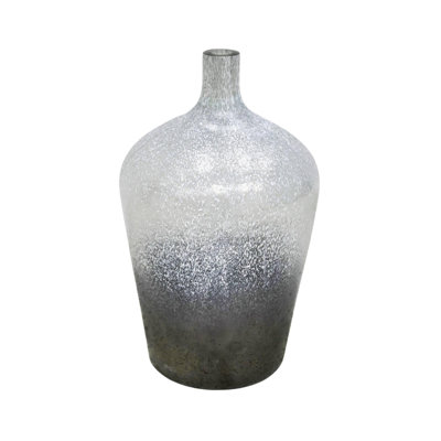 Verre Stem Frosted Glass Vase