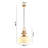 Elegant Adjustable Chandelier, Metal Body, 11.8 x 16.1 inches | Total Height: 18 - 57.5 inches, Base Plate: 3.7 x 2 inches | 1 x E27 Socket, Max 40W (Bulb Not Included) | Modern White Design, Perfect for Living Room & Dining Areas