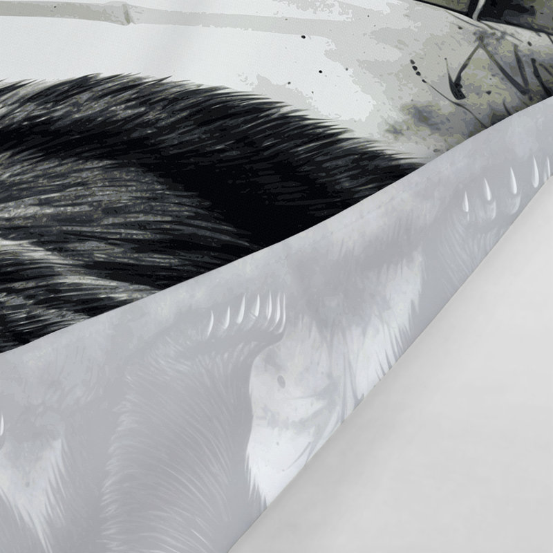 Tapisserie murale «Wildlife Black Bear», 68 po x 80 po