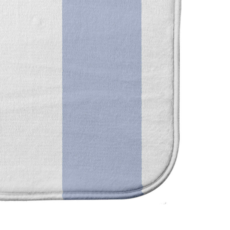 Tapis de bain Crowborough, Bleu pâle, l 34 po x L 21 po