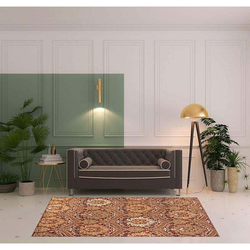 Oriental Indoor Rug, Rectangle 5' x 8'