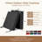 2-Pack 16x16x3 Inch Outdoor Chair Cushions - High-Density Foam Water-Resistant UV-Protected Removable Cover Seat/Back Cushions for Patio, Garden, Black-686747788-686747790