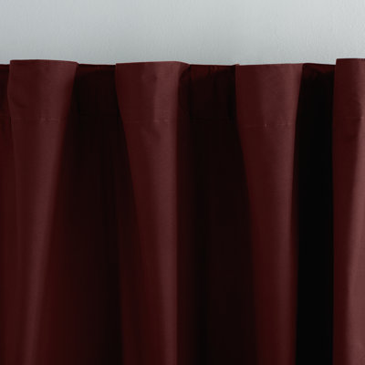 Thermal 100% Blackout Back Tab/Rod Pocket Curtain Panel - Basics by Wayfair™