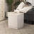 14" Square Ottoman Footrest For Living Room With Channel-Tufted-555055291