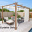 Écran de remplacement pour pergola rétractable mauve-87037584-87037585
