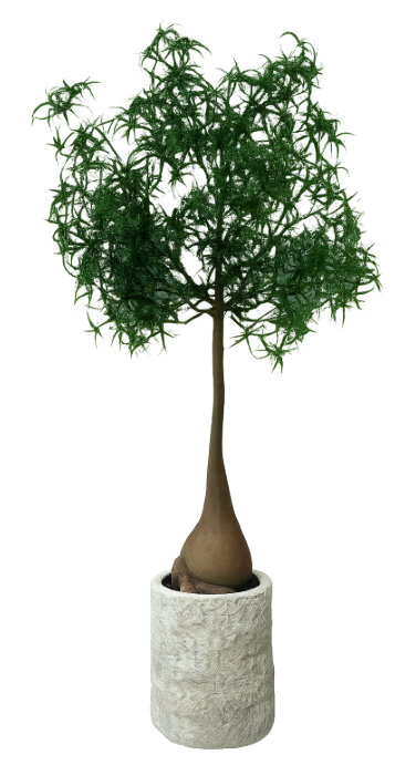 Handmade Engineered Limestone 20" Planter, 24" H x 24" W x 24" D