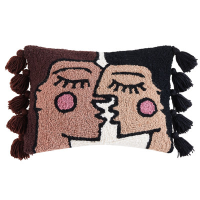 Coussin en laine Bacio