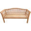 Banc de jardin et de patio en bois de teck Kanika-2140726813