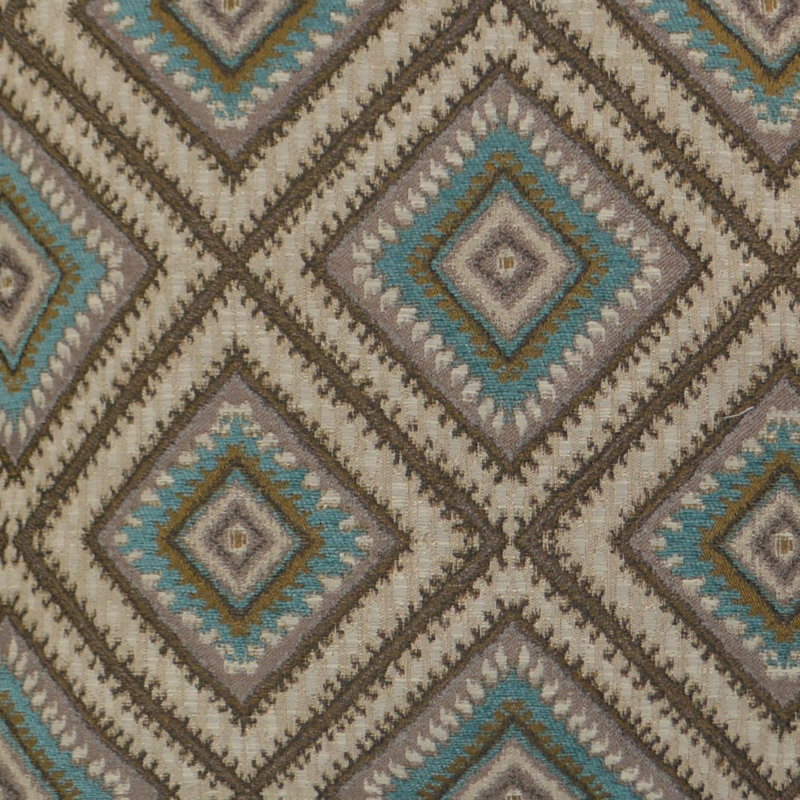 Dakota Pillow Cover & Insert, Turquoise, Square 22"