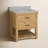 Gola 30'' Single Bathroom Vanity with Carrara Marble Top