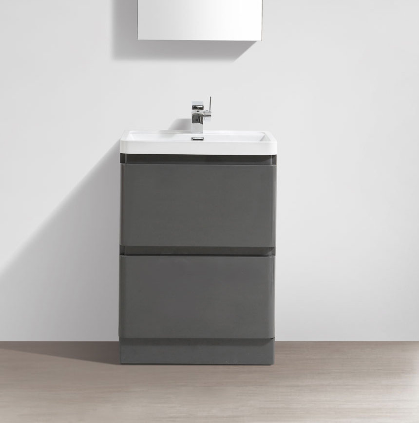 Bridge 600mm Free-standing Single Vanity Unit