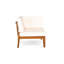 Ensemble de canapé en bois d'acacia 4 pièces Aston, beige