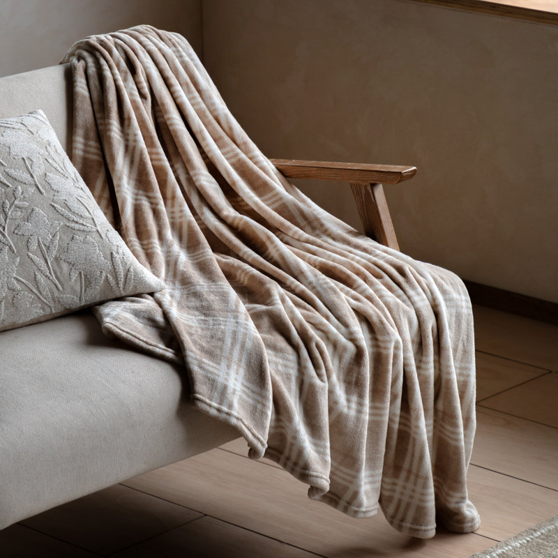 Throw Blanket, Beige