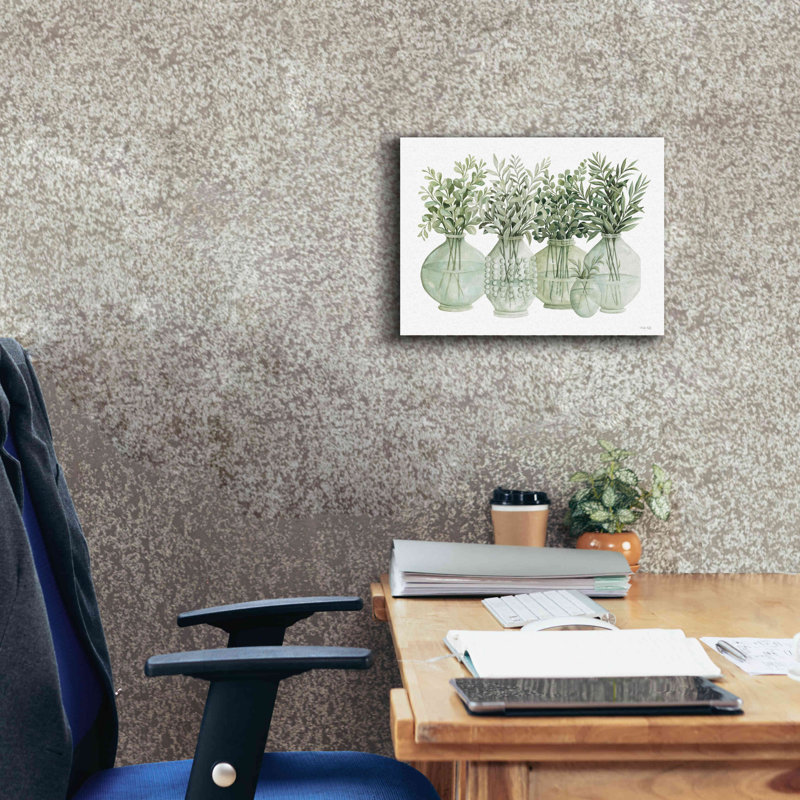 Abbotson Simply Sage II sur toile par Cindy Jacobs, reproduction, H 12 po x l 16 po x P 0,75 po