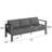 Arnhildur 76'' Wide Straight Aluminum Patio Sofa with Cushions-1511155807-1511155806