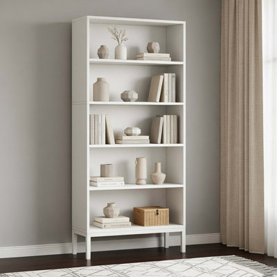 Grande bibliothèque avec 5 tablettes de rangement