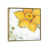 Toile avec cadre or