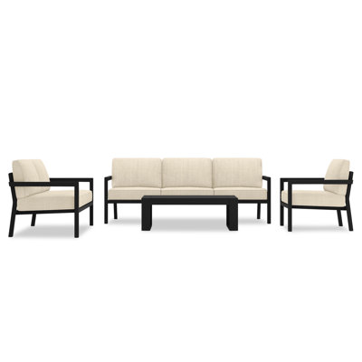 Vivant 4-Piece Seating Group with Sunbrella Cushion Covers -  Joss & Main, 1A1DC9641B7C4515A0D263C9A58A9509