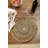 Kelleher Jute Abstract Round Placemat