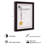 Dark Brown Beveled Picture Frame