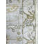 Tapis unique gris / brun de 4 pi x 19 pi 8 po