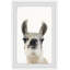 Black and White Llama - Drawing-43749804