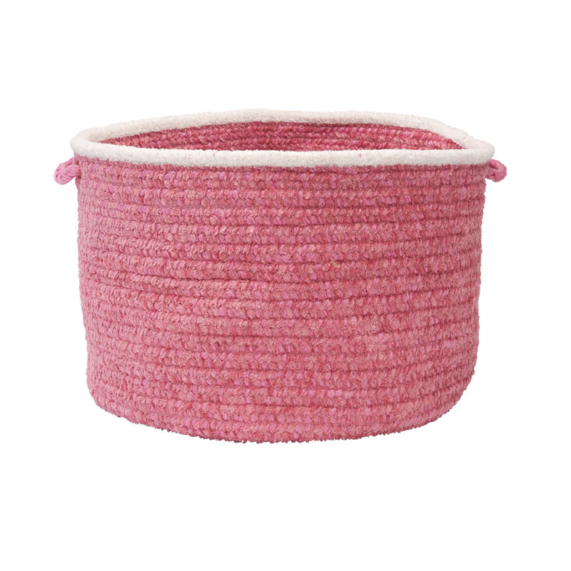 Panier en tissu Winningham, Bleu glacial, H 12 po x l 18 po x P 18 po