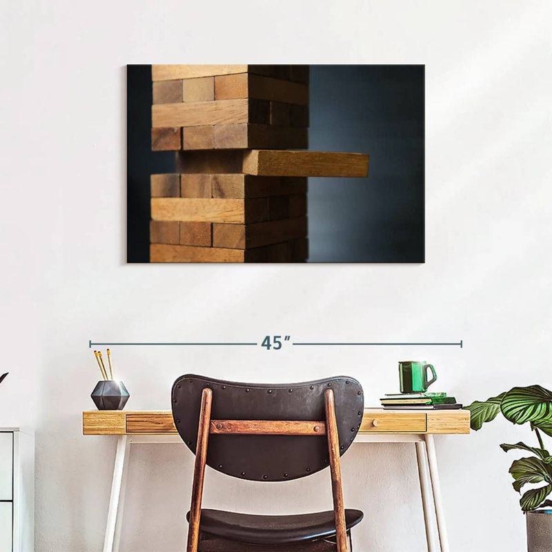 Senne Jenga Game, H 24 po x l 36 po