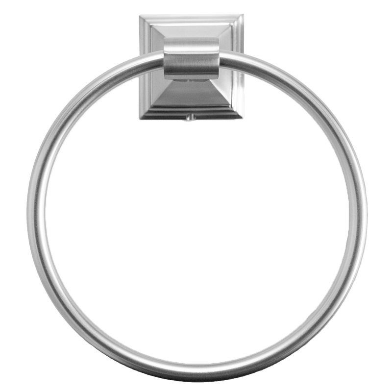 Anneau à serviettes Leonard, Nickel satiné