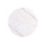 Table de bout ronde brune contemporaine 1 pièce avec plateau en marbre blanc et base dorée