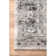 Fullwood Power Loom Traditional Faded Medallion Gray Rug