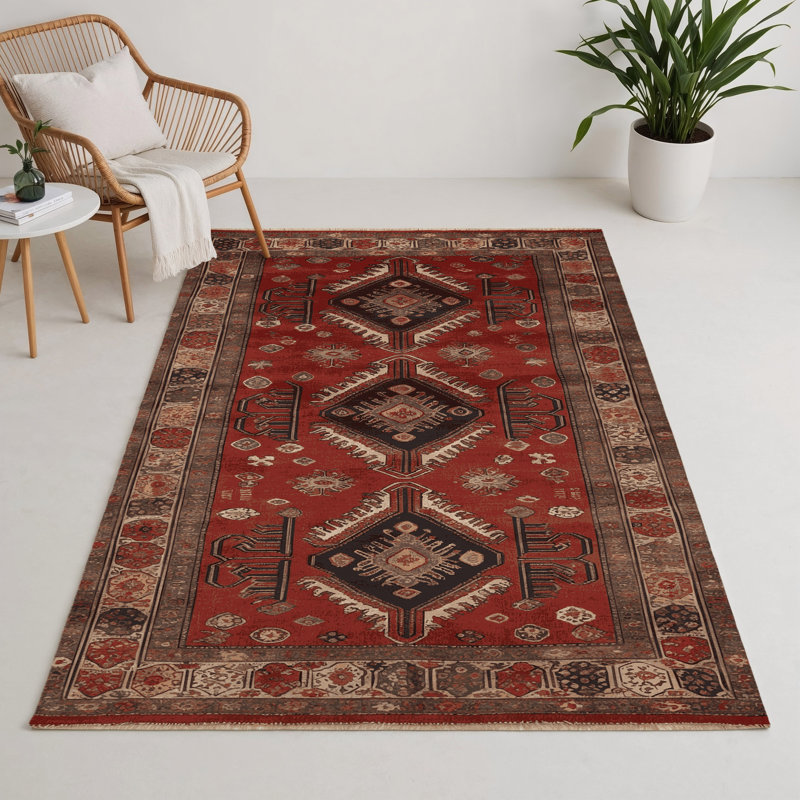 Tapis turc intérieur et extérieur brun, Rectangle 9 pi x 12 pi