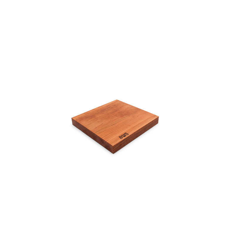 Rustic-Edge Design Reversible Cutting Board, Cherry, 1.75" H x 12" W x 13" D