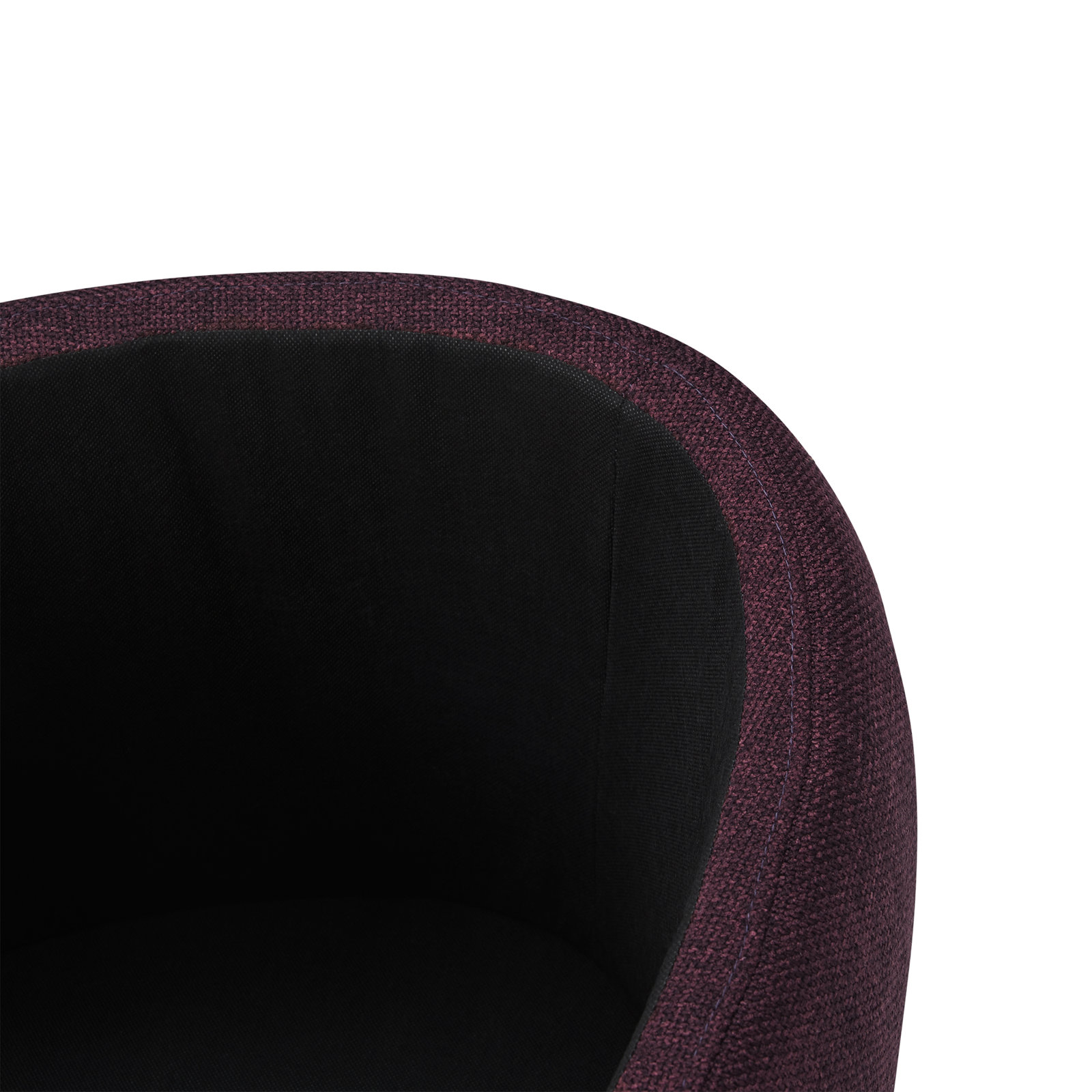 Hoya 34" Ottoman, Luna Merlot Textured