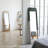 Rectangle Fabric+Manufactured Wood Full Length Mirrors-357730652
