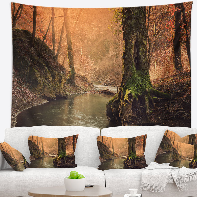 Tapisserie du parc national Forest Forest, H 50 po x l 60 po
