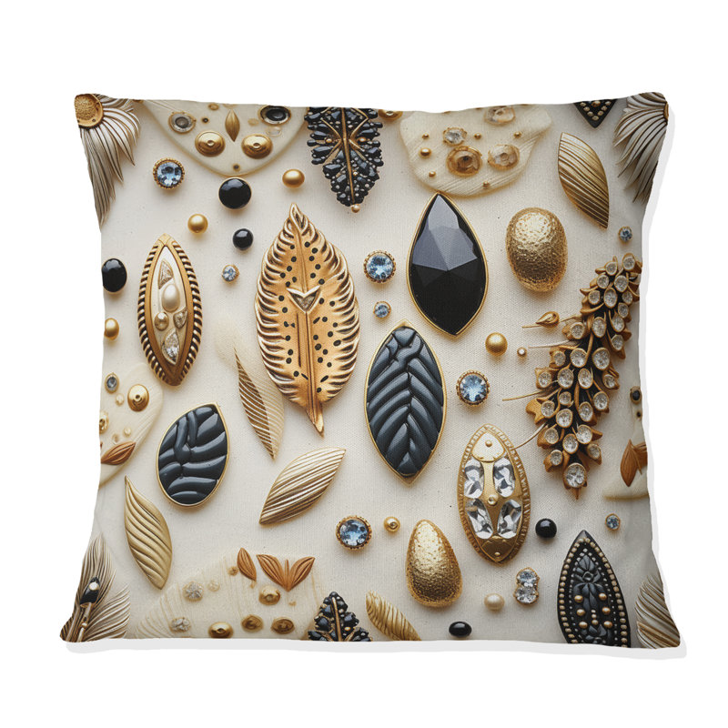 Coussin décoratif en polyester , H 16 po x l 16 po