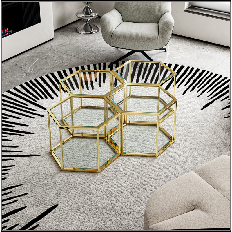 1 + 3 salon petite table basse table de chevet table de chevet table d'appoint