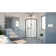 38'' W x 38'' D x 78'' H Semi-Frameless Round Shower Enclosure