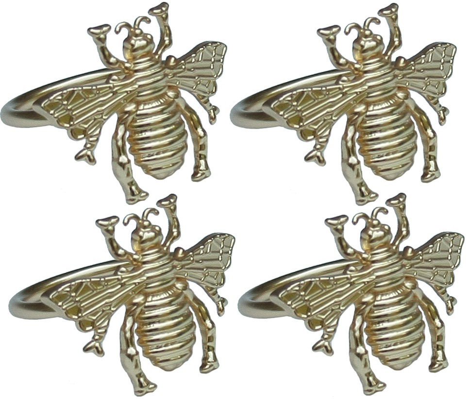 Bourdon Metal Napkin Ring (Set of 4) Manor Luxe