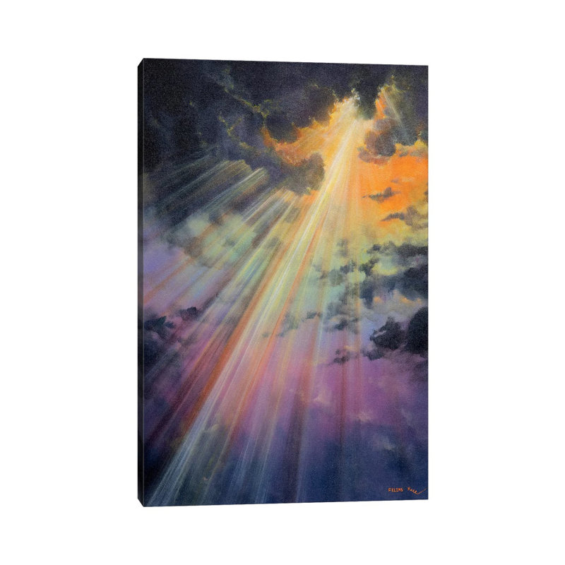 " Breakthrough ", 12'' H x 8'' W x 0.75'' D, Wrapped Canvas