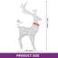 Christmas Deer Stuffed Holiday Accent