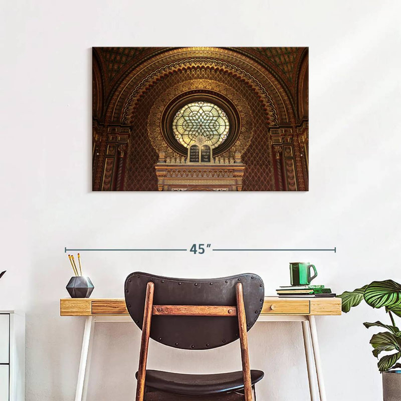 Nicci Spanish Synagogue Interior, 24" H x 36" W