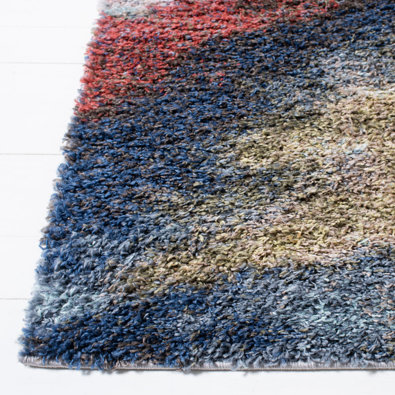 Arax Performance Abstract Rug, Round 6'7"