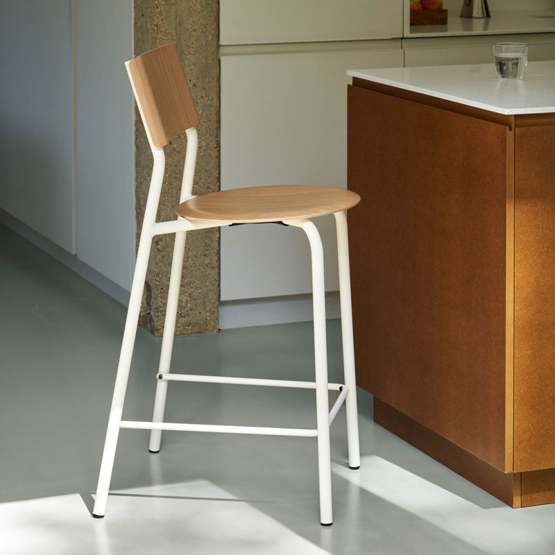 Tabouret de bar SSD, Cream White