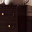Armoire d'appoint en bois massif noyer foncé-133448096