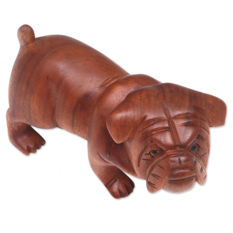 Figurine bouledogue féroce Obermeyer